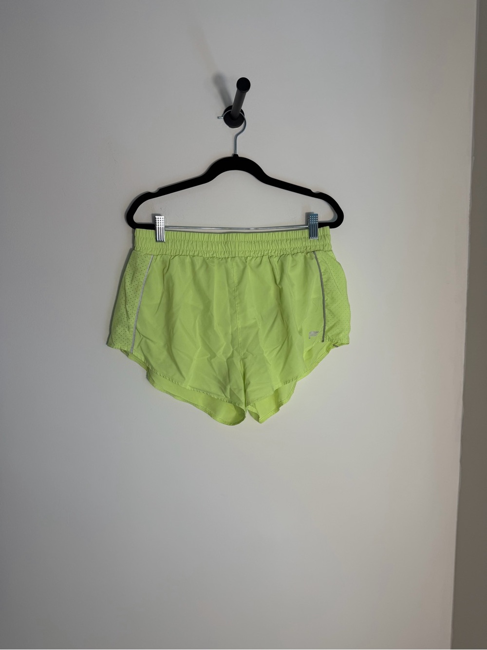 Fabletics Neon Lime Running Shorts